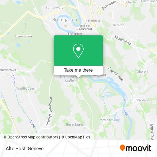 Alte Post map