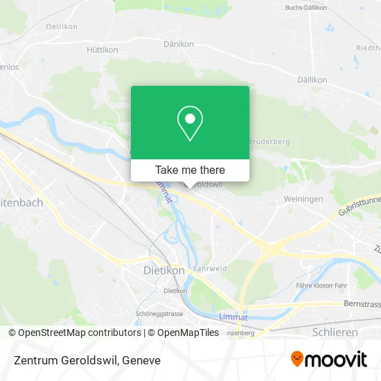 Zentrum Geroldswil map