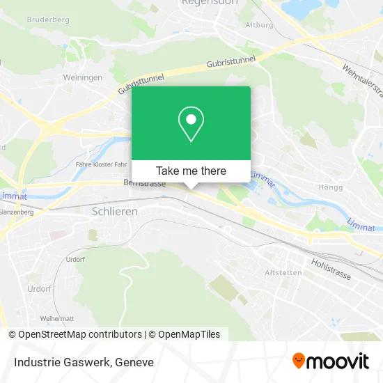 Industrie Gaswerk map