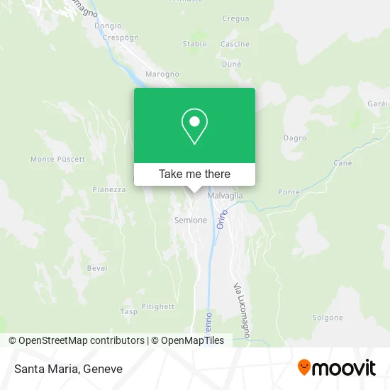 Santa Maria map