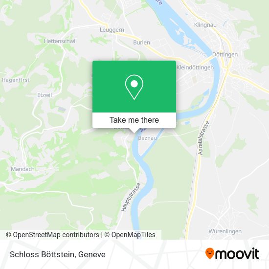 Schloss Böttstein map
