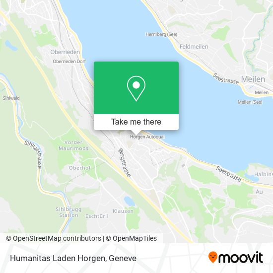 Humanitas Laden Horgen map