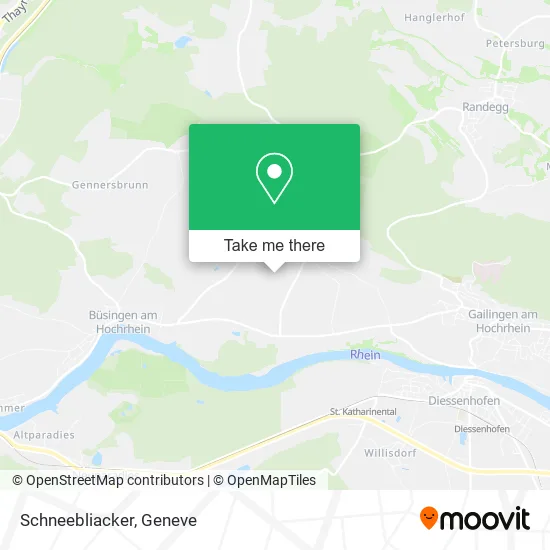 Schneebliacker map