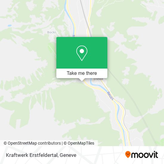 Kraftwerk Erstfeldertal map