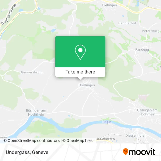 Undergass map