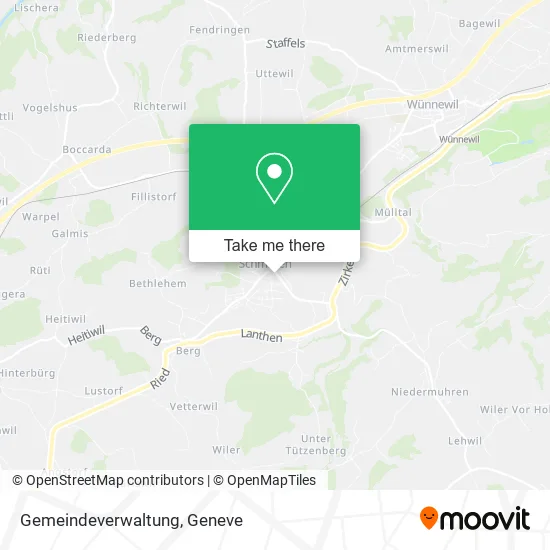 Gemeindeverwaltung map