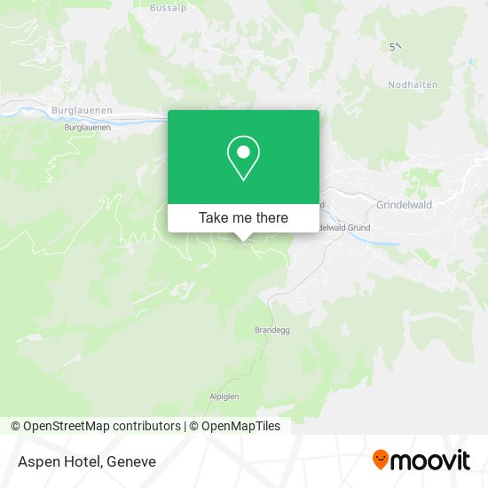 Aspen Hotel map