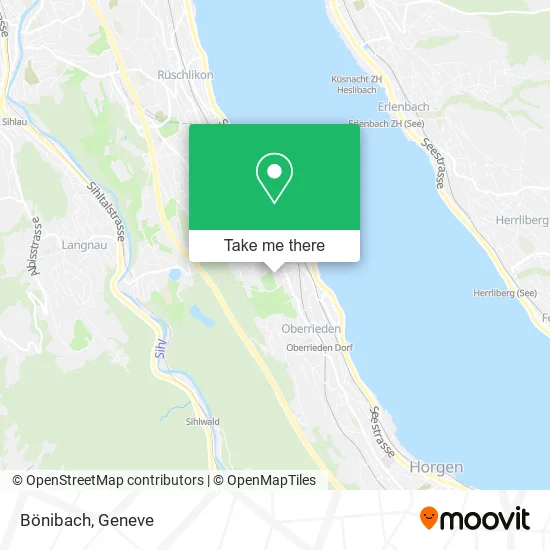 Bönibach map