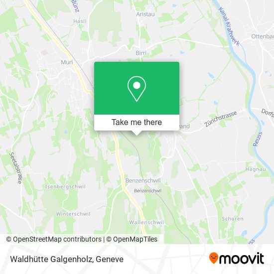 Waldhütte Galgenholz map