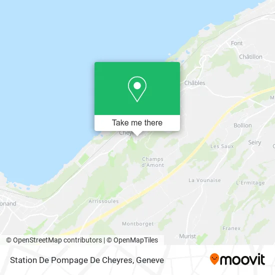 Station De Pompage De Cheyres map