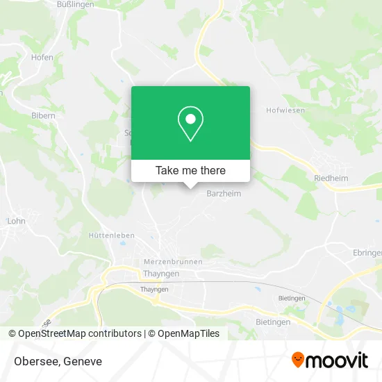 Obersee map