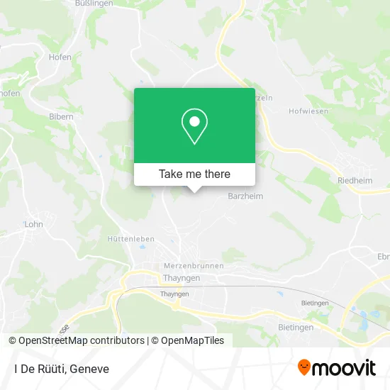 I De Rüüti map