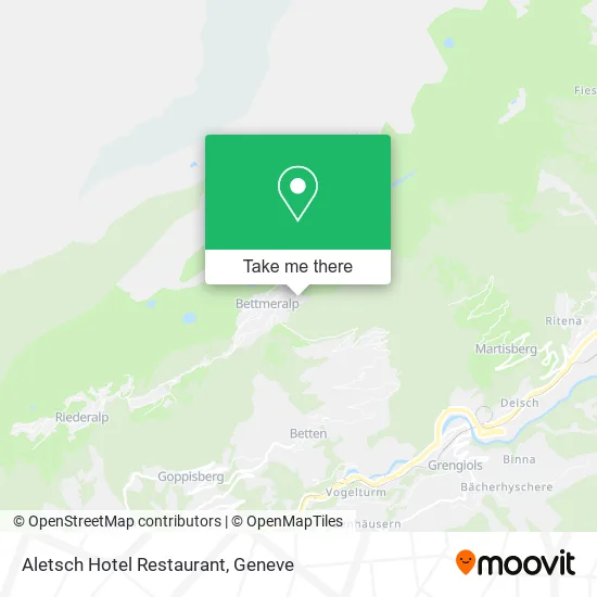 Aletsch Hotel Restaurant map