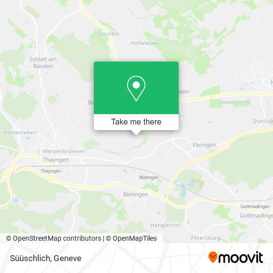Süüschlich map