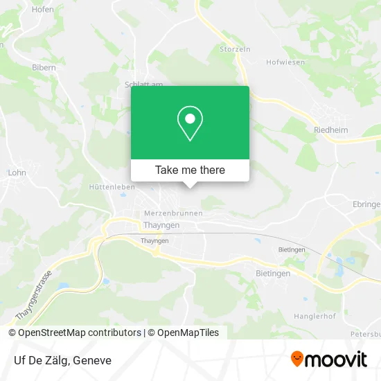 Uf De Zälg plan