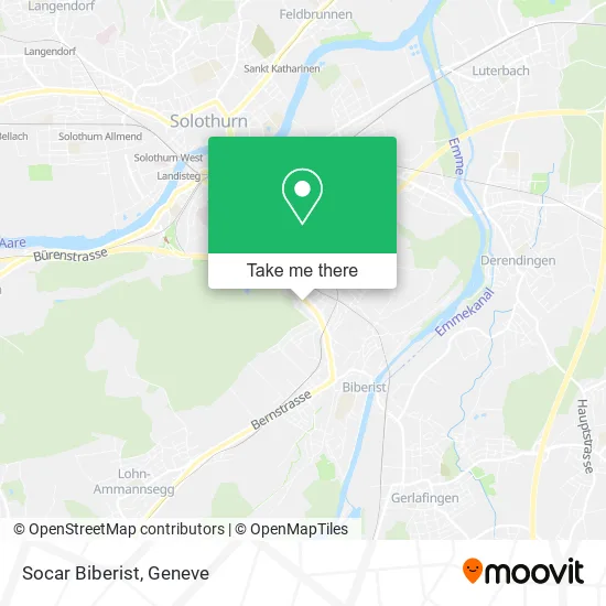 Socar Biberist map