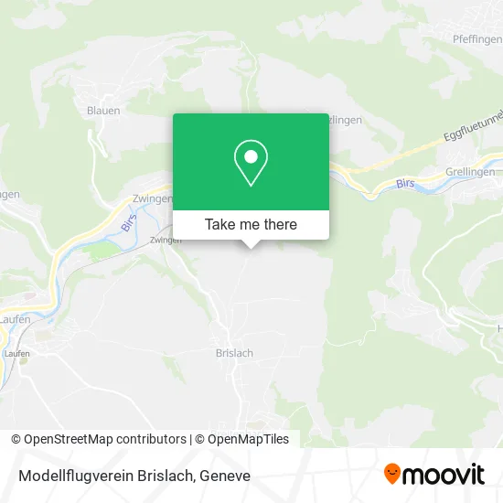 Modellflugverein Brislach map