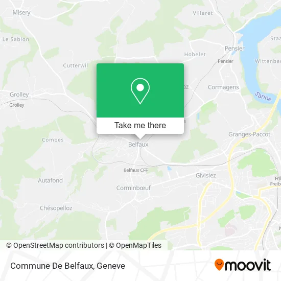 Commune De Belfaux map