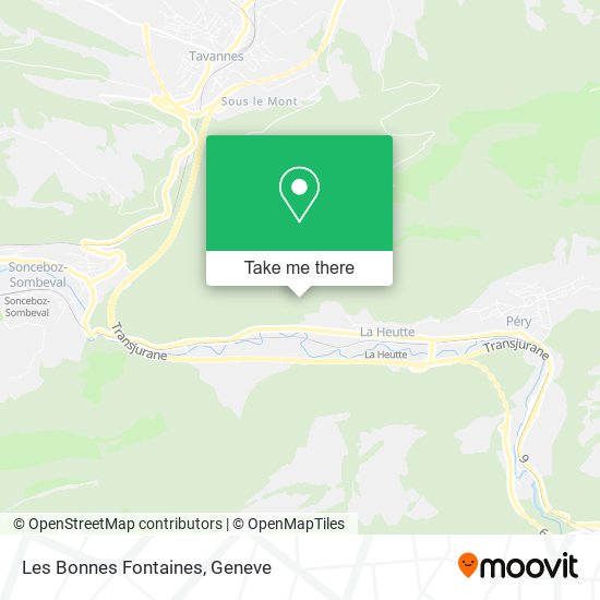 Les Bonnes Fontaines map