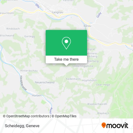 Scheidegg map
