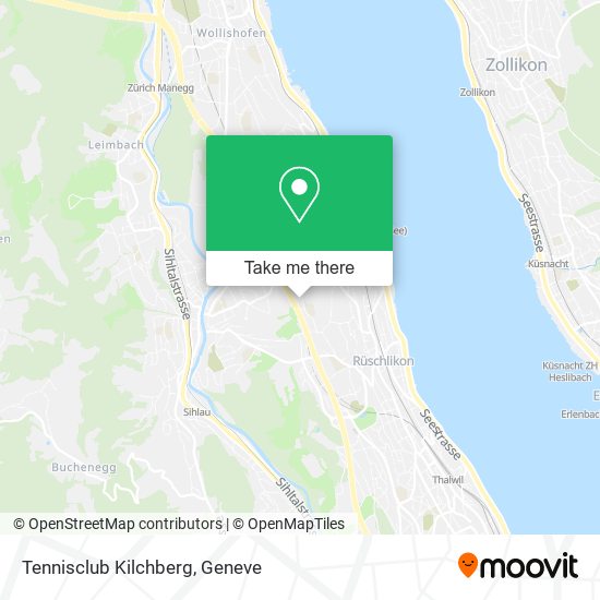 Tennisclub Kilchberg map