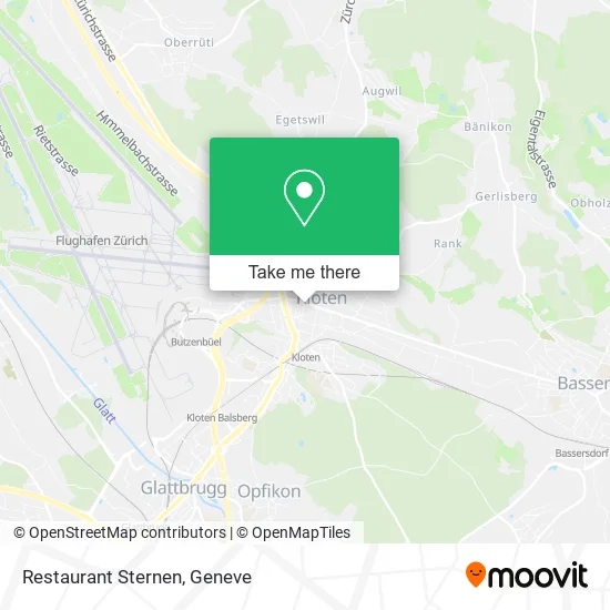 Restaurant Sternen plan
