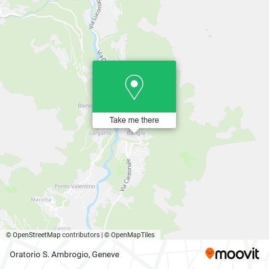 Oratorio S. Ambrogio map