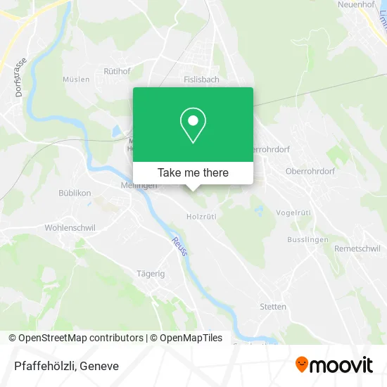 Pfaffehölzli map