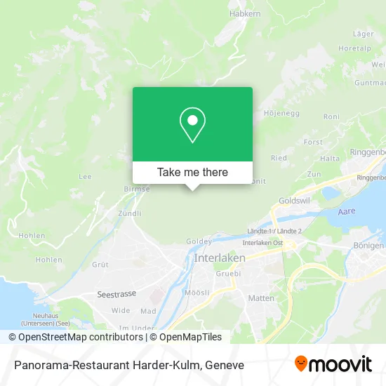 Panorama-Restaurant Harder-Kulm map