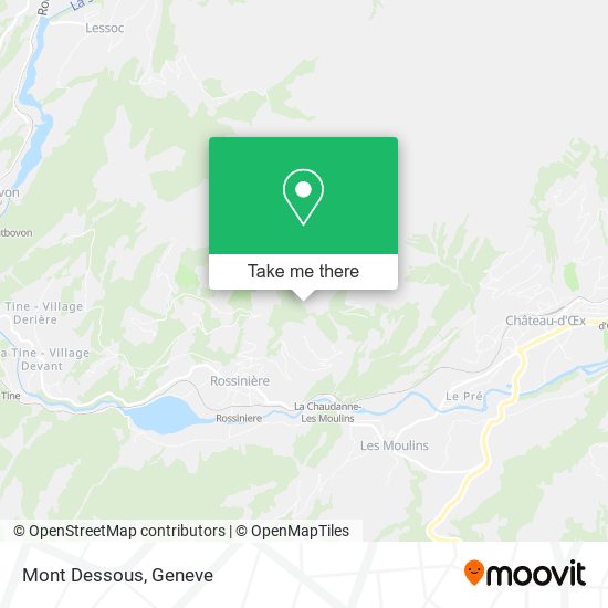 Mont Dessous map