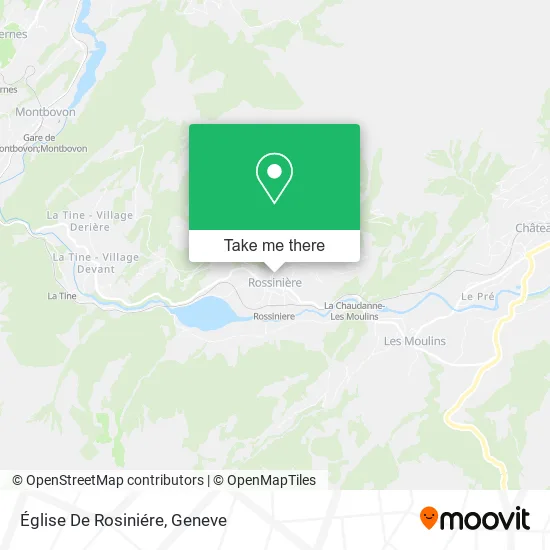 Église De Rosiniére map
