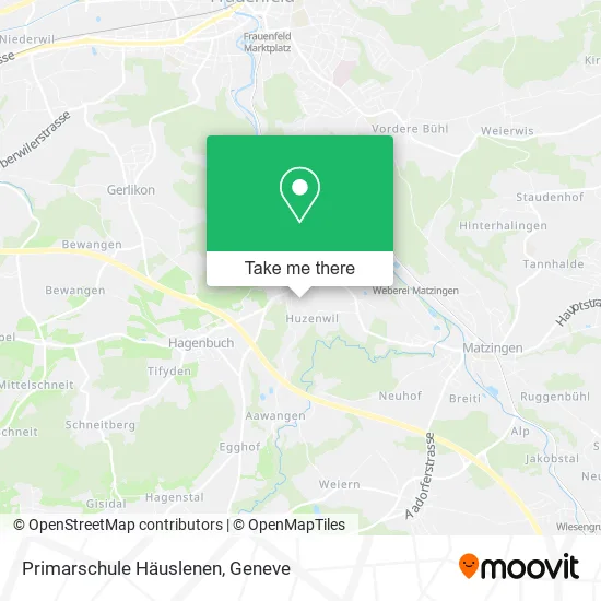 Primarschule Häuslenen map