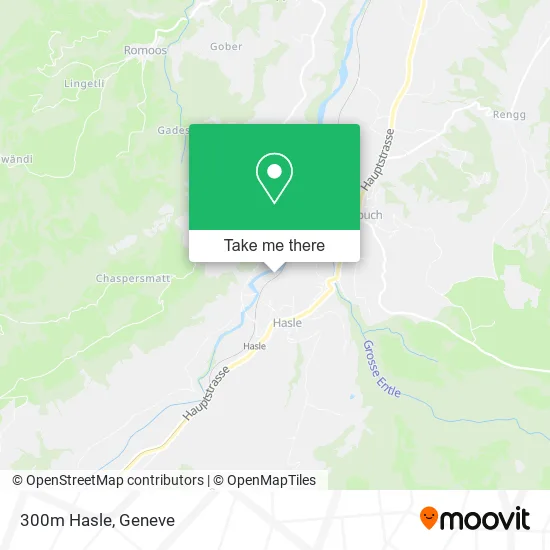 300m Hasle map