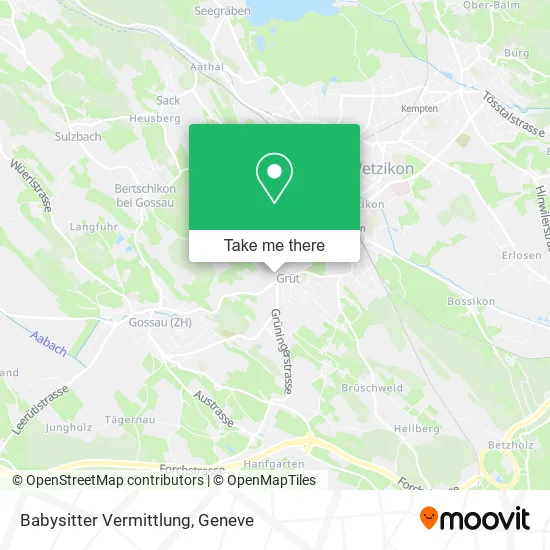 Babysitter Vermittlung map