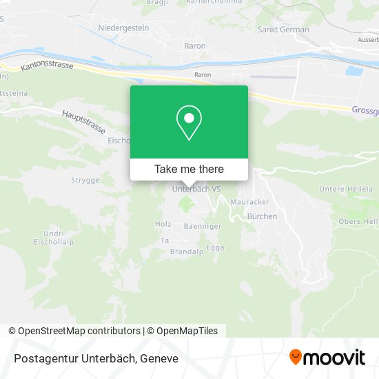Postagentur Unterbäch map