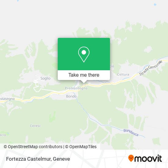 Fortezza Castelmur map