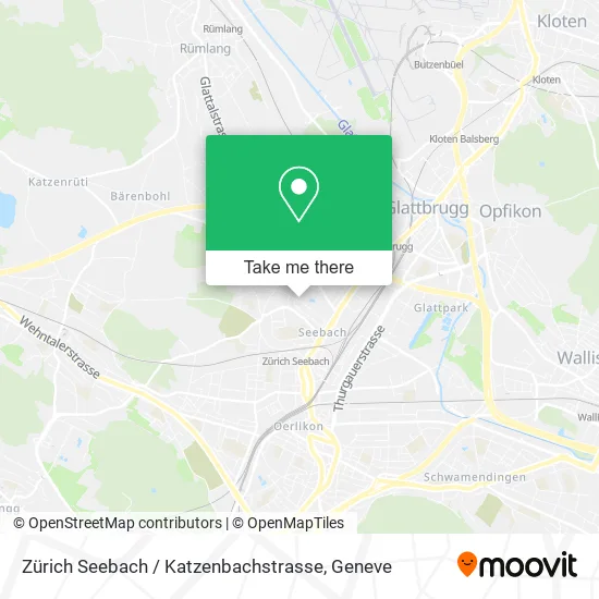 Zürich Seebach / Katzenbachstrasse map