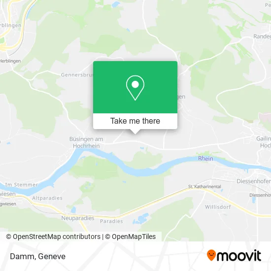Damm map