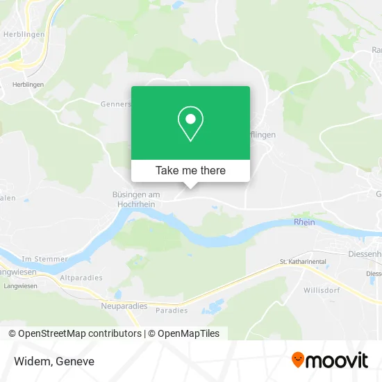 Widem map