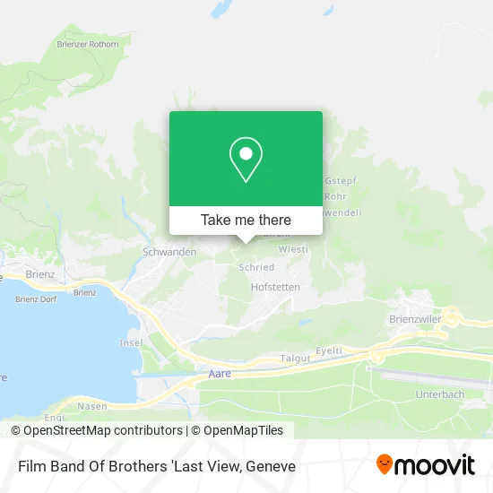 Film Band Of Brothers 'Last View map
