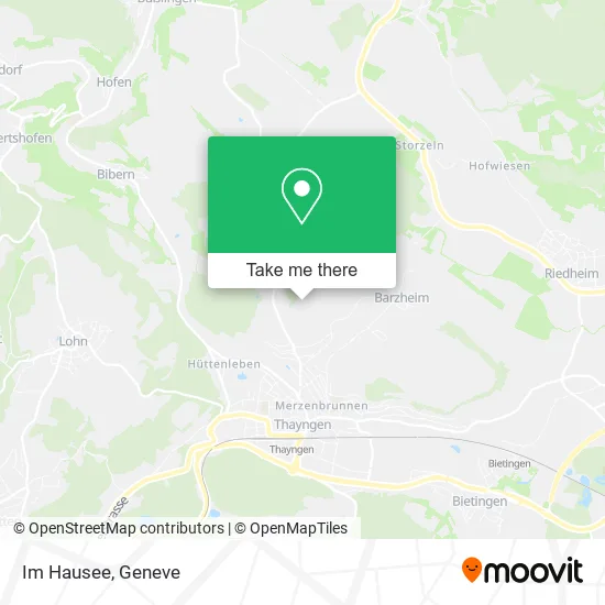 Im Hausee map