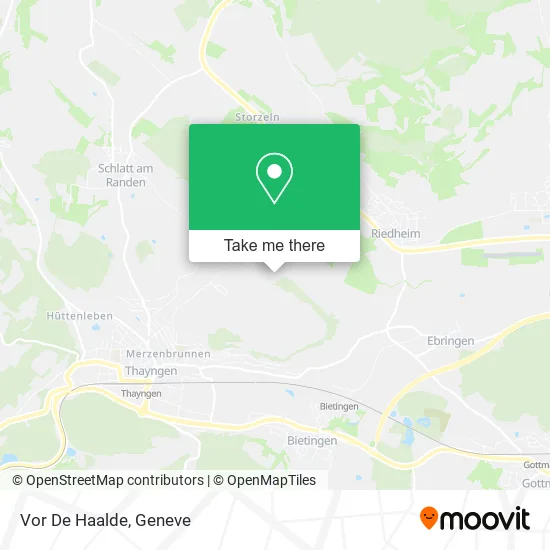 Vor De Haalde map