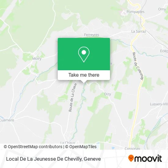 Local De La Jeunesse De Chevilly map