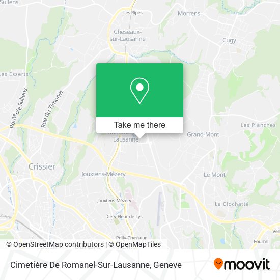 Cimetière De Romanel-Sur-Lausanne map