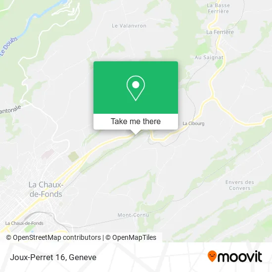 Joux-Perret 16 map