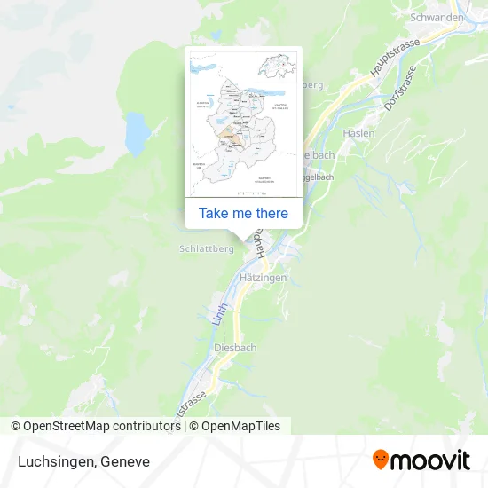 Luchsingen map