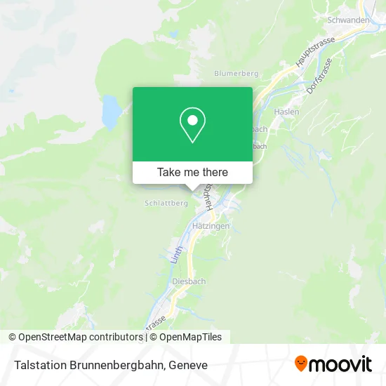 Talstation Brunnenbergbahn map