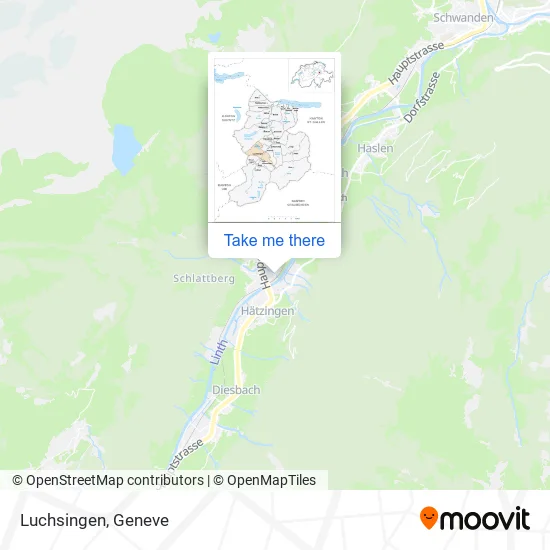 Luchsingen map