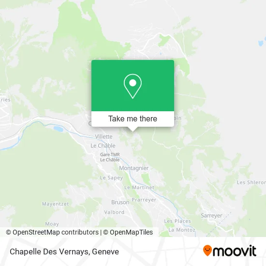 Chapelle Des Vernays map