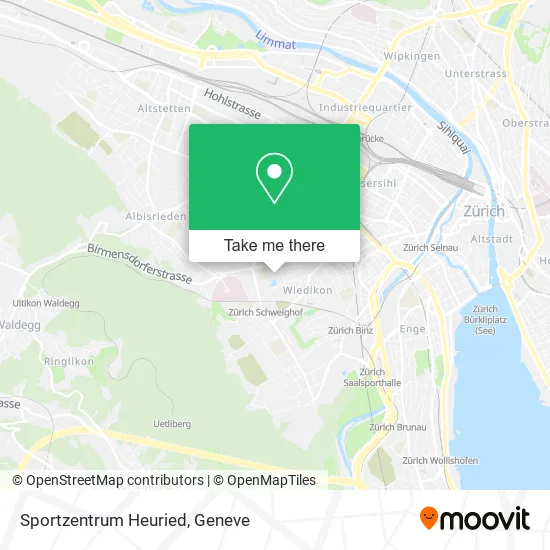 Sportzentrum Heuried map